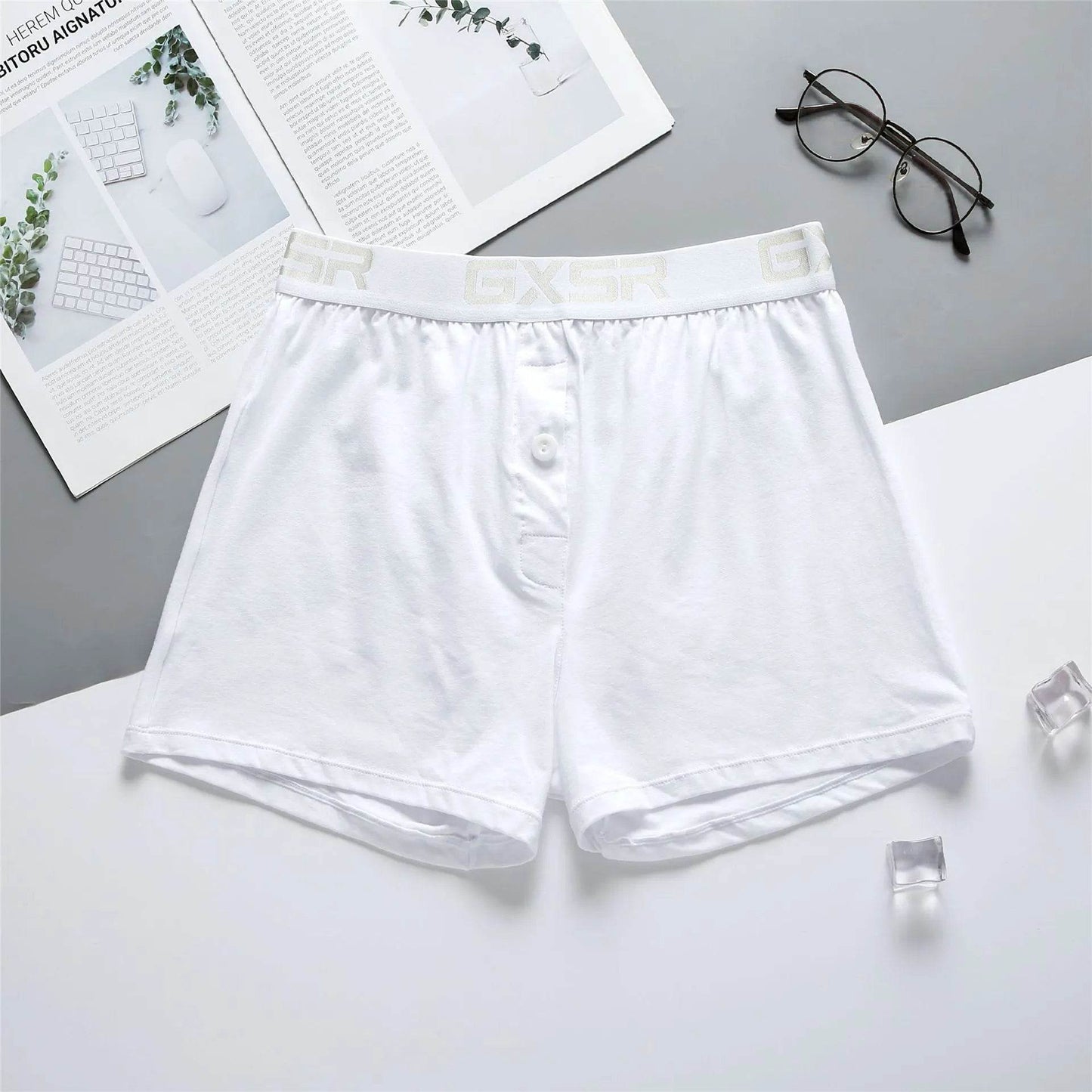 Men's Home Low Waist Pure Cotton Boxer short Breathable Underwear