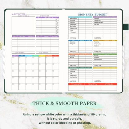 Amazon A May Plan Cash Budget Planner Week Plan English Foreign Trade Notebook