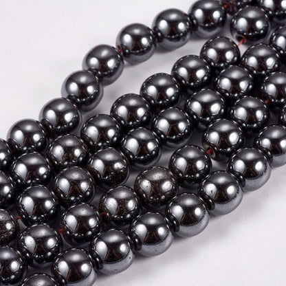 Hematite Black Gemstone Bead