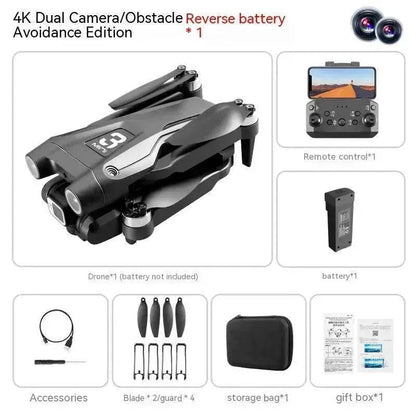UAV Optical Flow Dual Camera Drone 480p Camera Obstacle Avoidance Aerial Photography Foldable Quadcopter