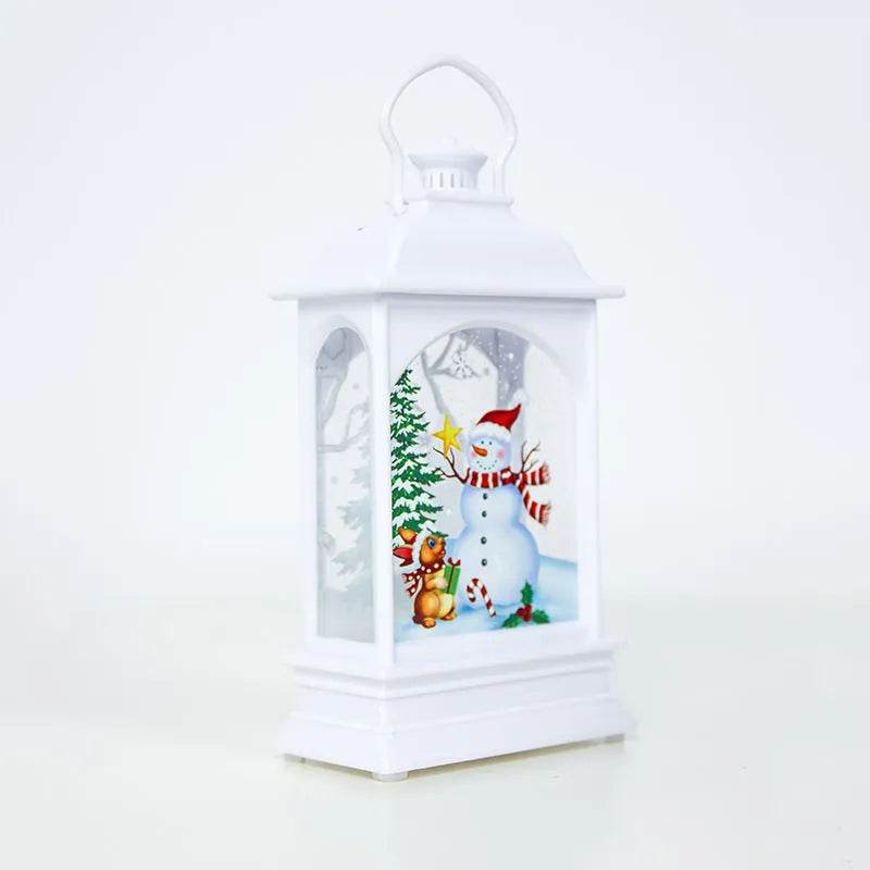 Christmas Decorations Portable Christmas Light Painted Transparent Ornaments