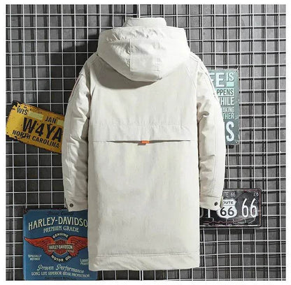 Automne Hiver Doudoune de travail mi-longue homme