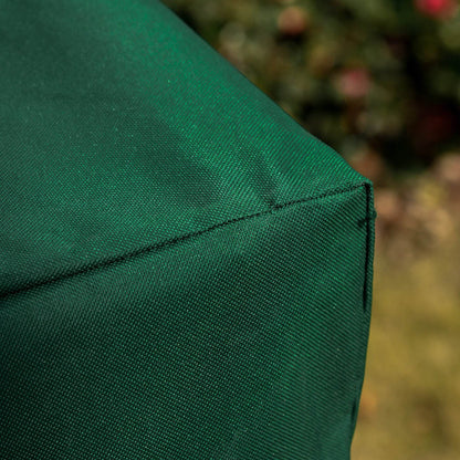 600D Oxford 3-Seater Patio Swing Cover Outdoor Swing Chair Cover Rain Protection Waterproof Anti-UV, Dark Green