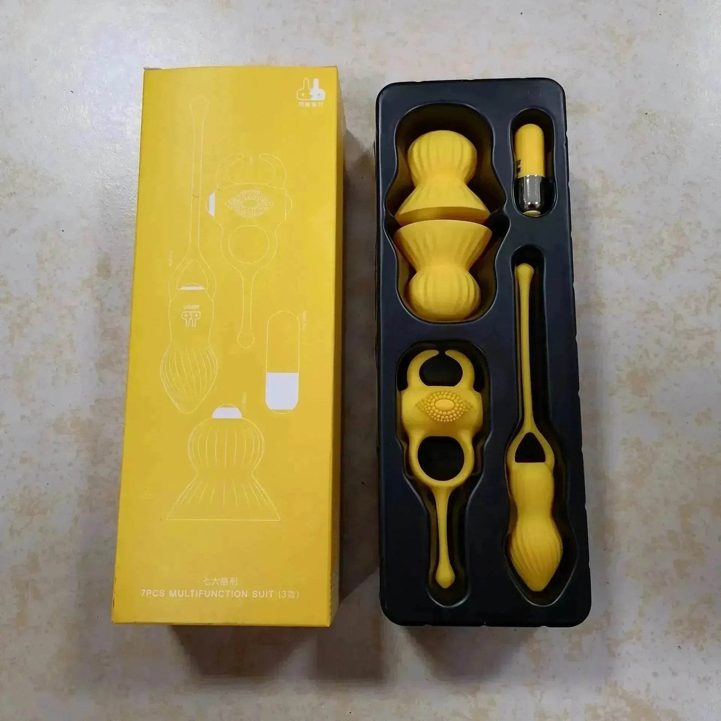 Thunder Storm Seven Torture Multi-functional Toys Kit For Women