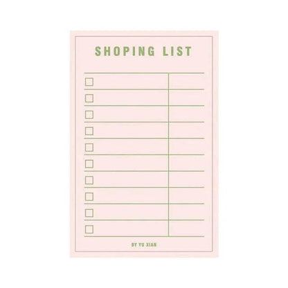 Daily Weekly Notepad Planner Tearable Message Memo Book