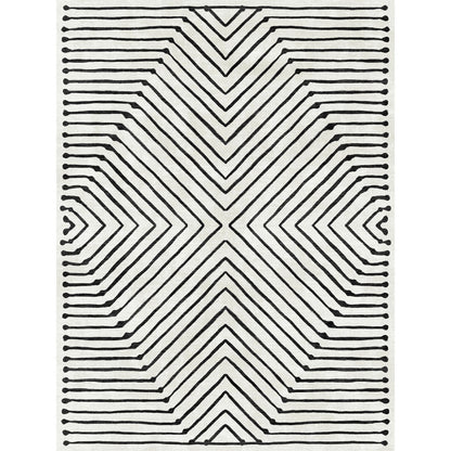 Calator Black & Ivory Rug