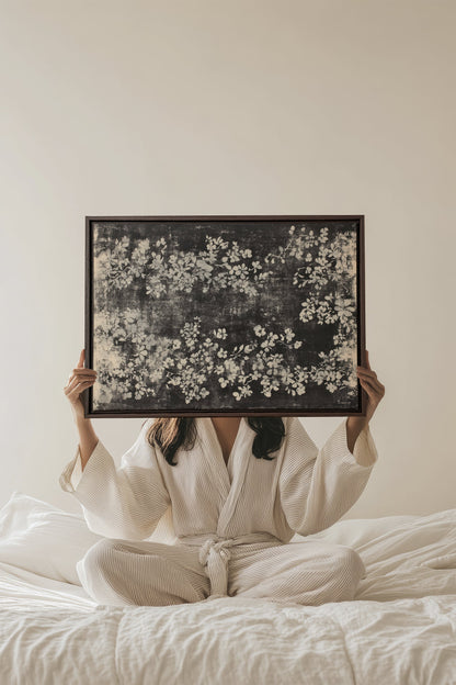 MYSTÉRIEUX JARDIN, Stretched Canvas Artwork
