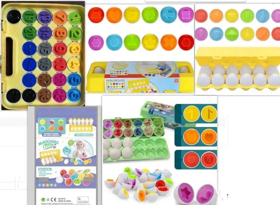 Jouet Éducatif Bébé Apprentissage Smart Egg Jeux Formes Tri Jouets Montessori pour Enfants