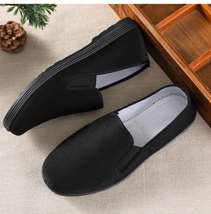 Men's Warm Velvet-Lined Cotton Casual Shoes
