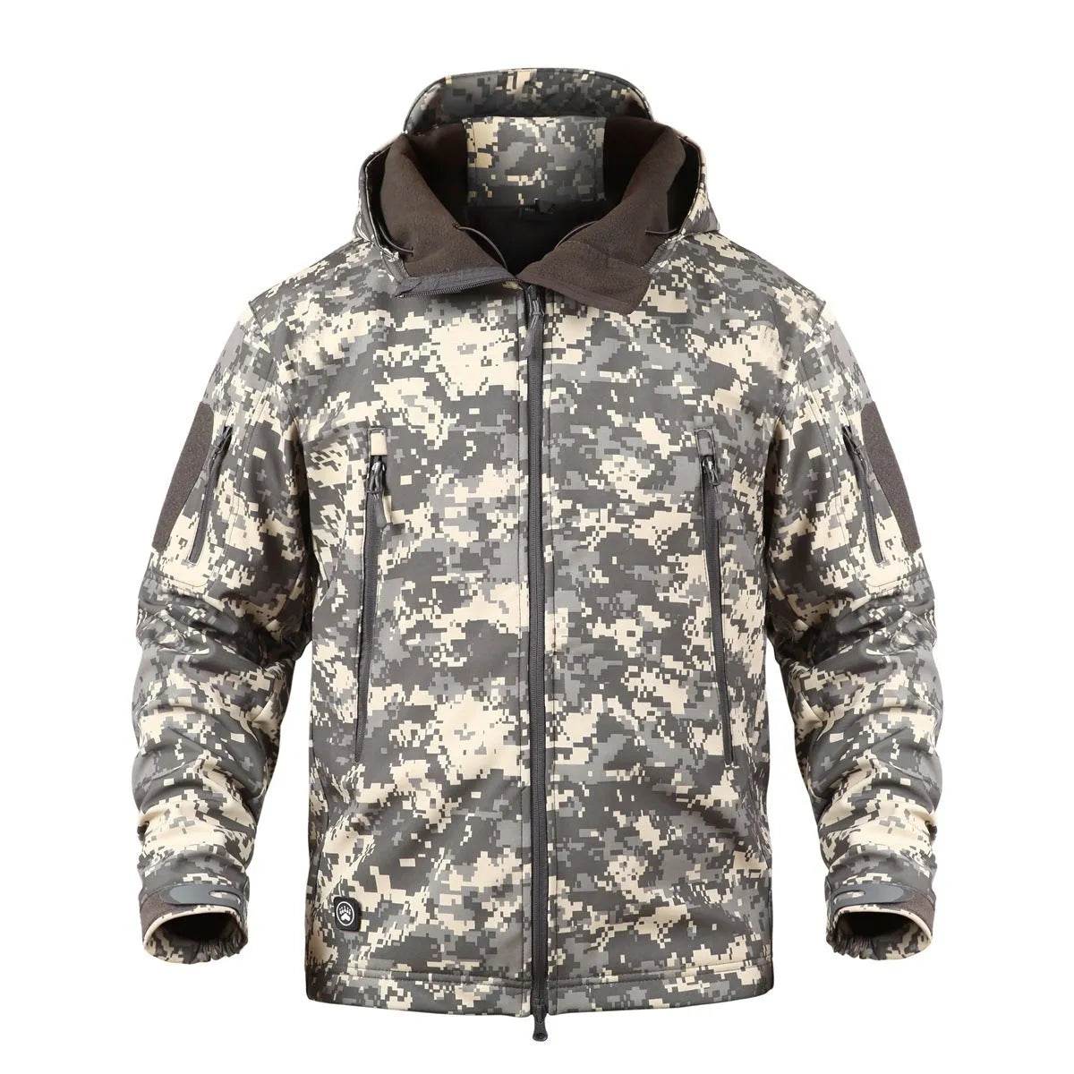 Soft Shell Jacket Plus Size Windproof And Warm Outdoor Mountaineering