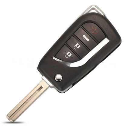 Folding Key Shell Camry Reeling Ruizhi Highlander Remote Control Key Shell 4 Keys