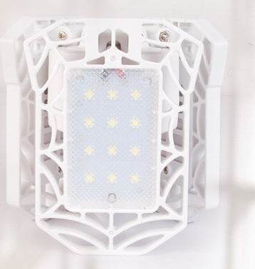 Lampe de garage déformable, lumière de radar, lampe industrielle d'entrepôt, éclairage domestique haute intensité