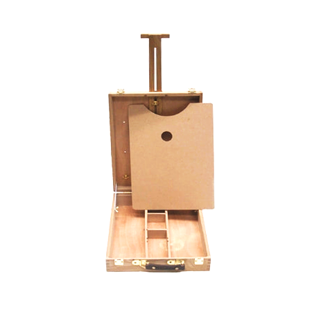 Tabletop Easel with Sketch Box and Wooden Palette - 13" x 17" x 1/2"