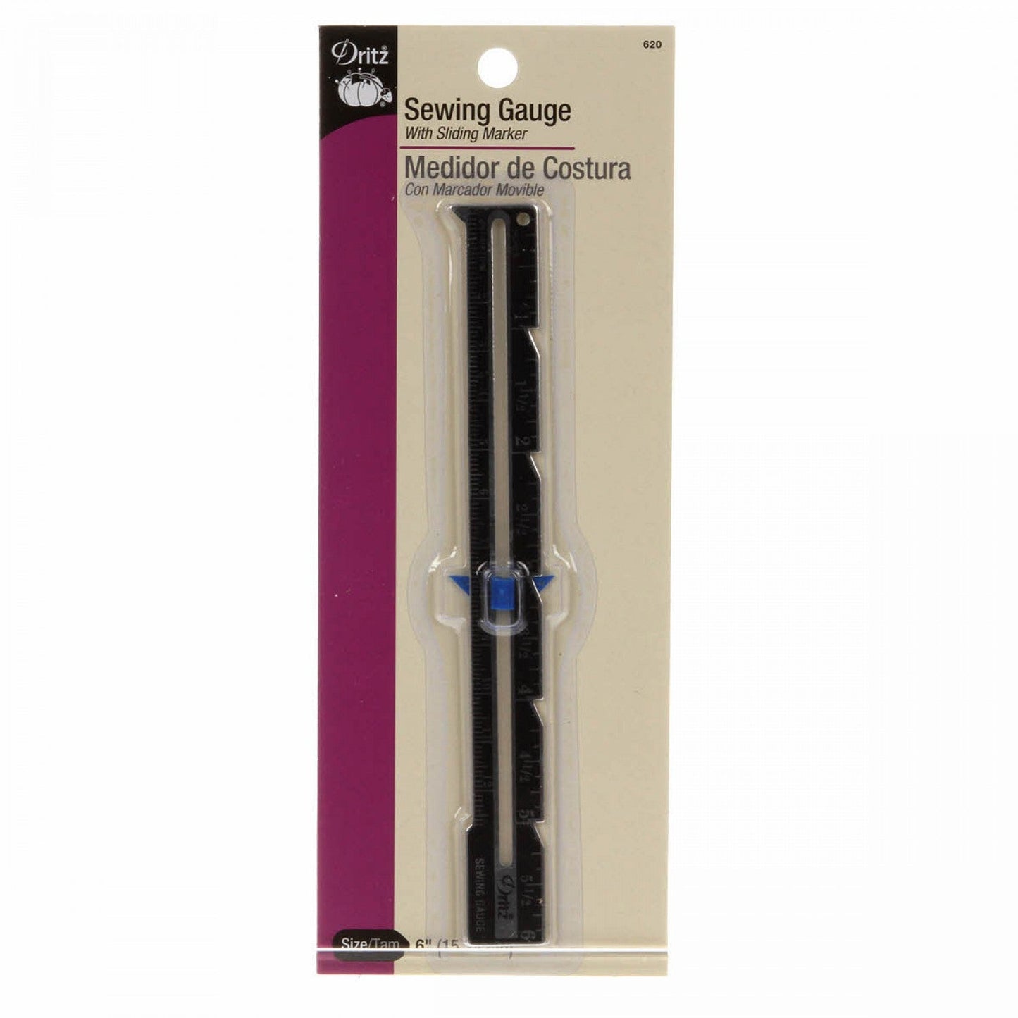 Dritz Sewing Guage with Sliding Marker