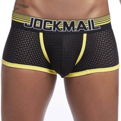 Mesh quick-drying JOCKMAIL Pouch Boxer Brief for men underwear