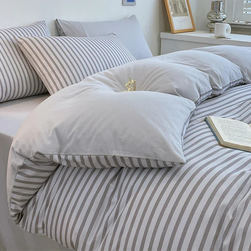 Pure Cotton Class A Four-piece Quilt Cover Household Pure Cotton Bed Sheet Duvet Cover
