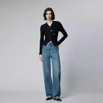 Fashion American Retro New Baggy Jeans Pant Women
