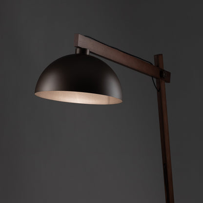 Oslo Brown Scandinavian Minimalist Floor Lamp for Living Room, Bedroom & Modern Interior Lighting