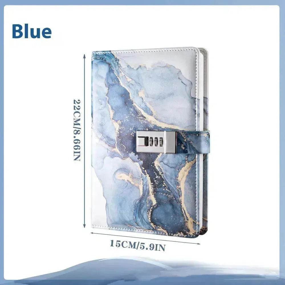 A5 Password-protected Noteboy Diary With Lock Creative Trend Journal Book Student Smart  Notepad Stationery Leather Notebook