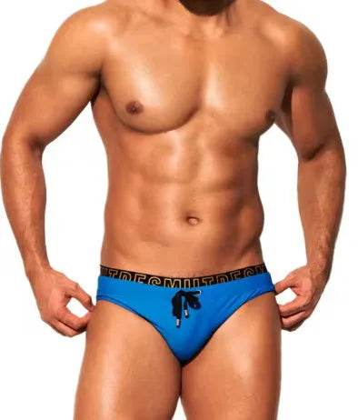 Nylon Triangle Low Waist Swimming Brief Trunks underwear men