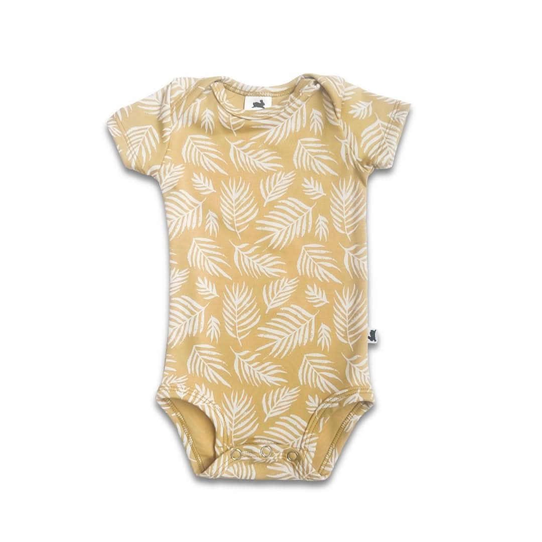 Baby Bamboo Onesie | Olive Rib