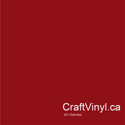 Oracal 651 Glossy Dark Red #030