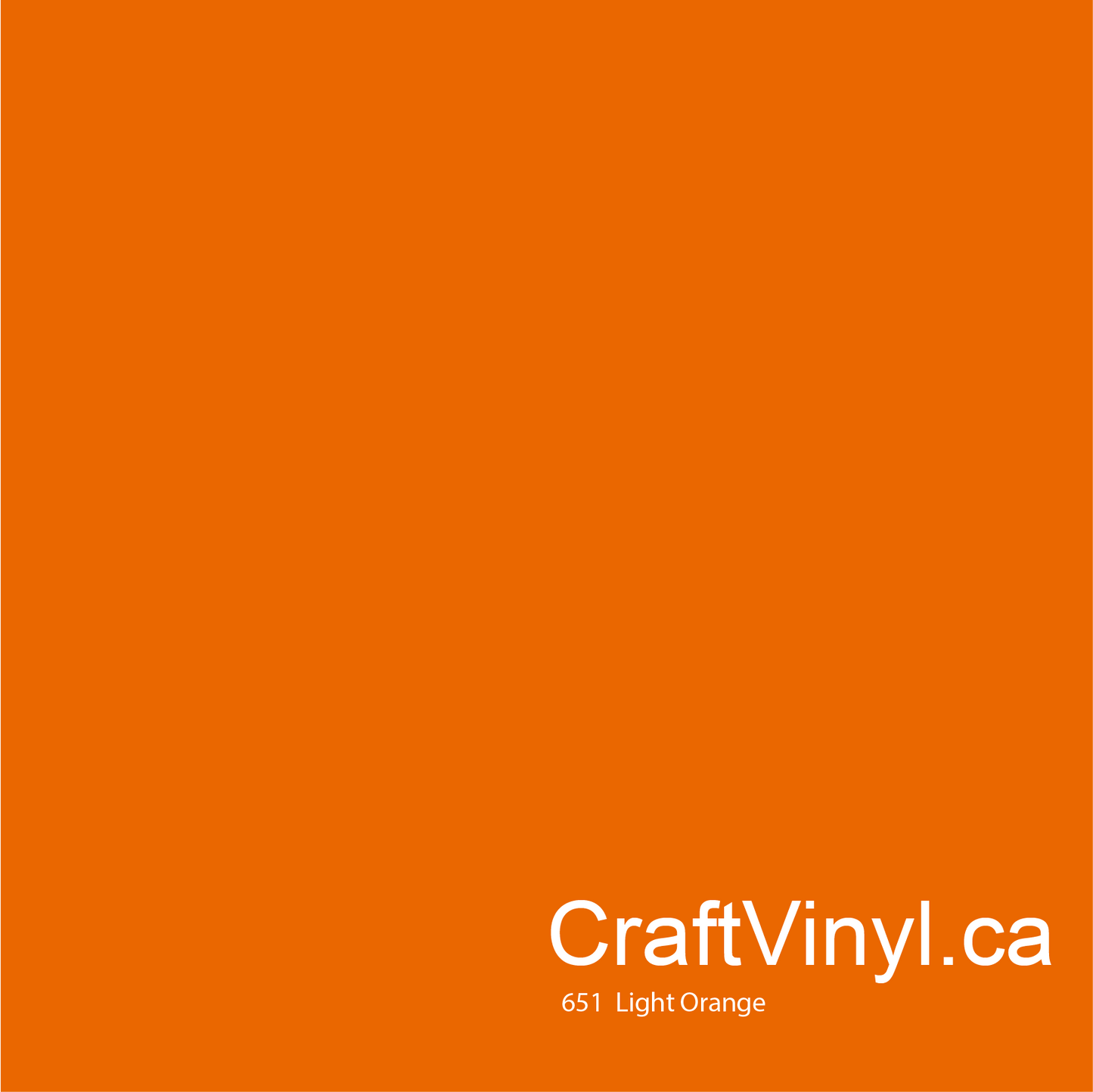 Oracal 651 Glossy Light Orange #036