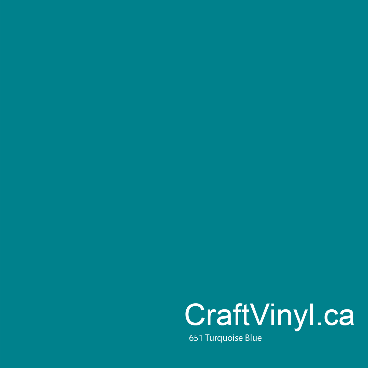 Oracal 651 Glossy Turquoise Blue #066