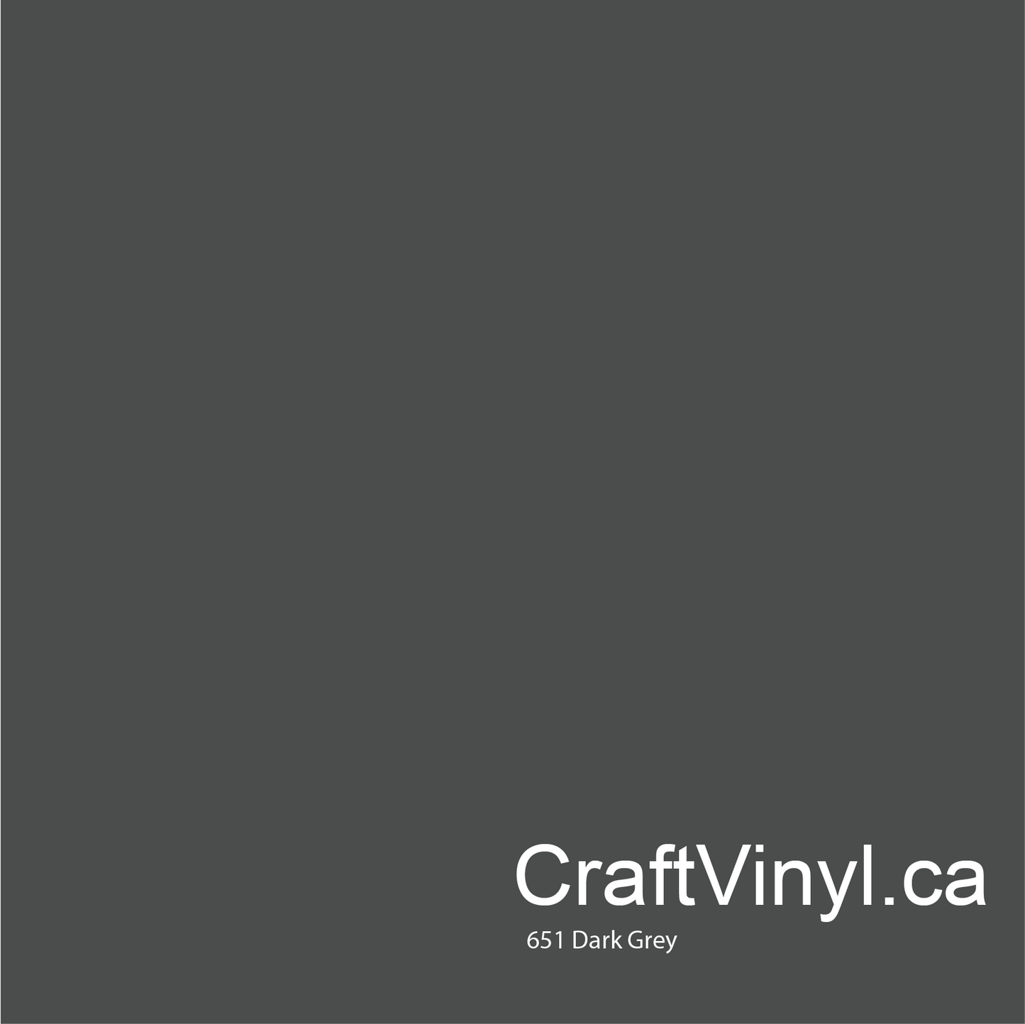Oracal 651 Glossy Dark Grey Vinyl #073