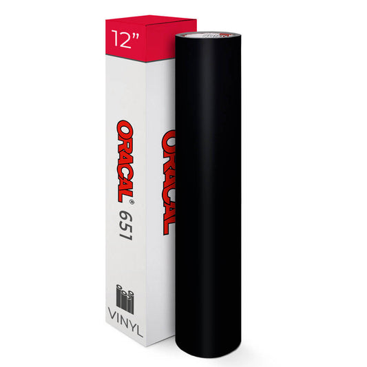 Oracal 651 Noir Brillant #070