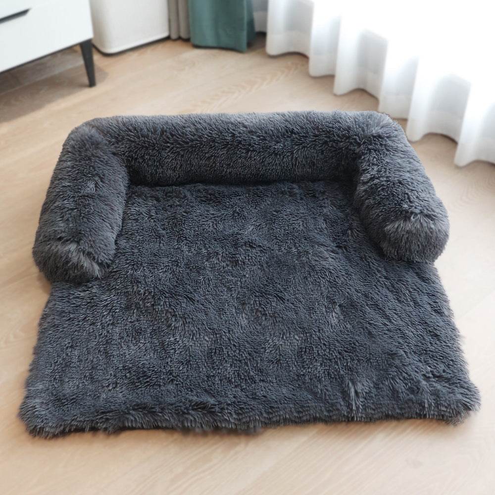Tapis de lit amovible pour animaux de compagnie, canapé-lit pour chien, lit en peluche pour animaux de compagnie