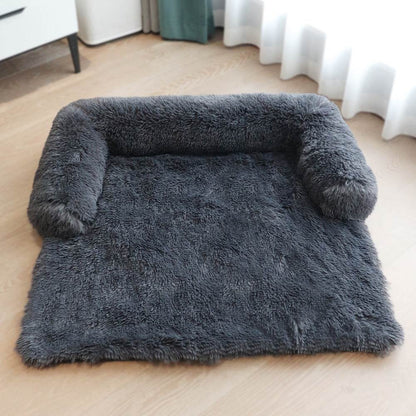 Tapis de lit amovible pour animaux de compagnie, canapé-lit pour chien, lit en peluche pour animaux de compagnie