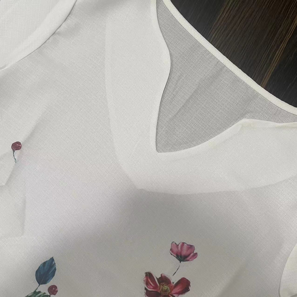 Women's Floral Print V-Neck A-Line Midi Dress – Short-Sleeve Casual Summer Dress