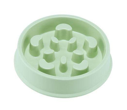 Pet Cat Dog Slow feeder Bowl Anti Choking Slow Feeding Puzzle Feeder