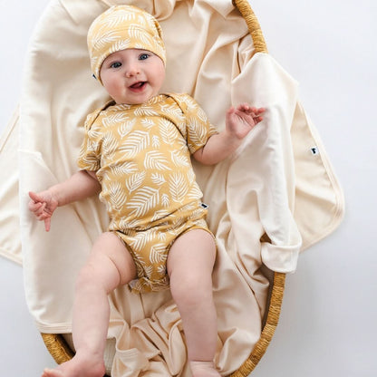 Baby Bamboo Onesie | Palm Fronds