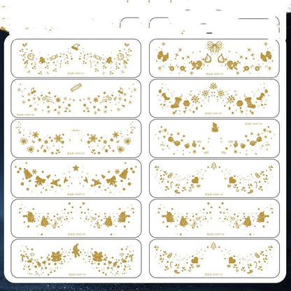 Gilding Sticker Freckle Tattoo Sticker Gilding Glitter Stickers Waterproof