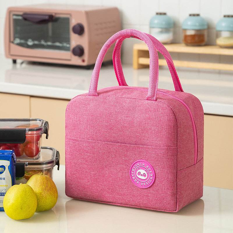 Portable Hand Carry Minimalist Fashion Insulated Work Lunch Bag for Women