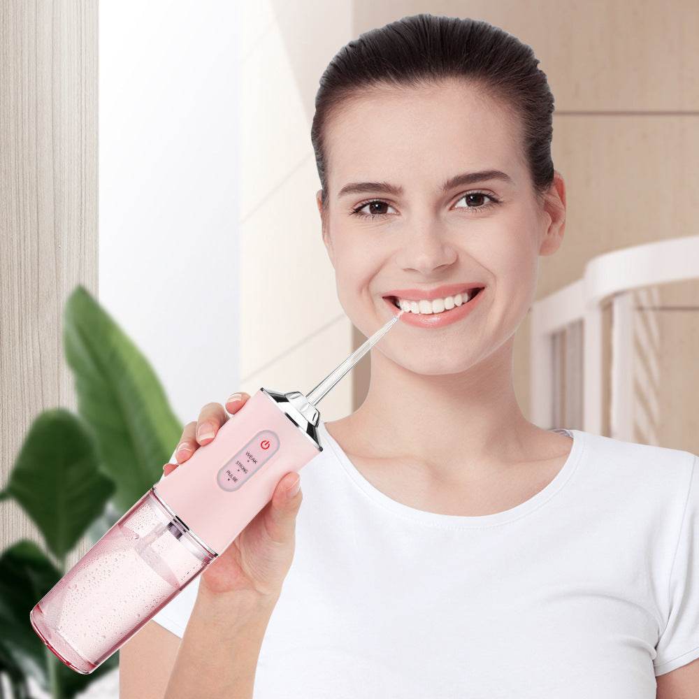 Cordless Dental Electric Flosser High Speed water Spray Oral Irrigator