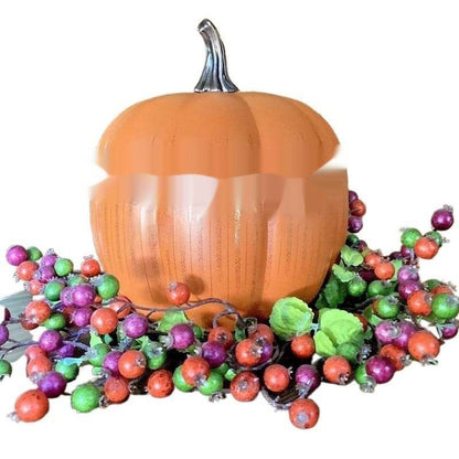 Starry Night Glass Halloween Pumpkin Decoration