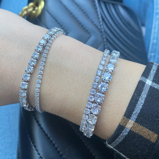 Bracelet tennis femme