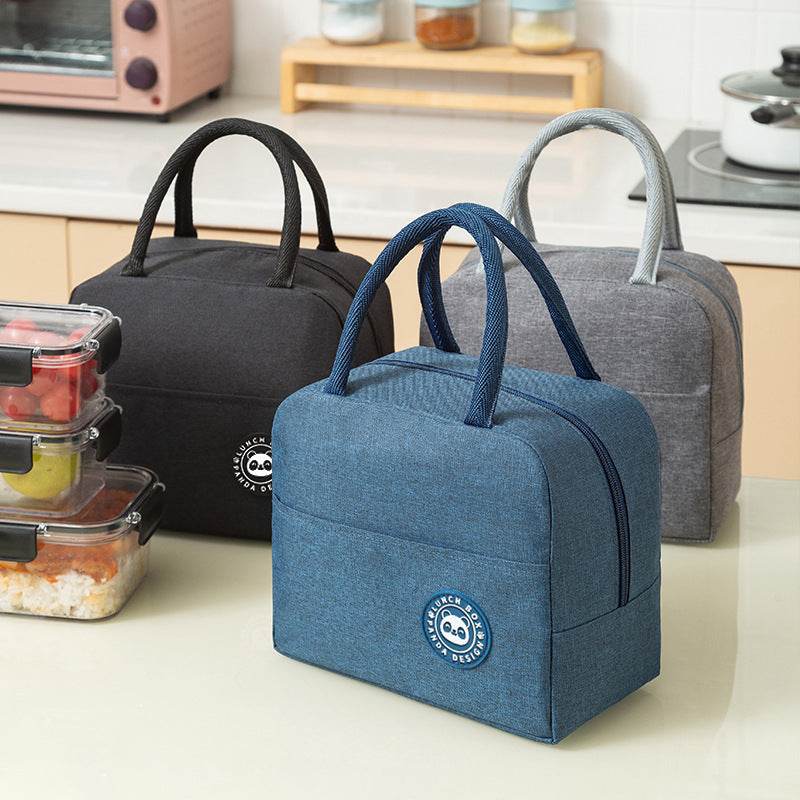 Portable Hand Carry Minimalist Fashion Insulated Work Lunch Bag for Women