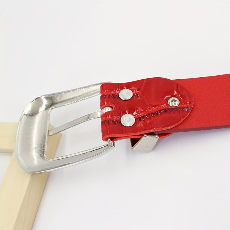 Sparkling Hollow Out Rhinestone Belt Solid Color PU Leather Belt Hip Hop Jeans Pants Belt Y2K Cowboy Cowgirl Belt For Women & Men