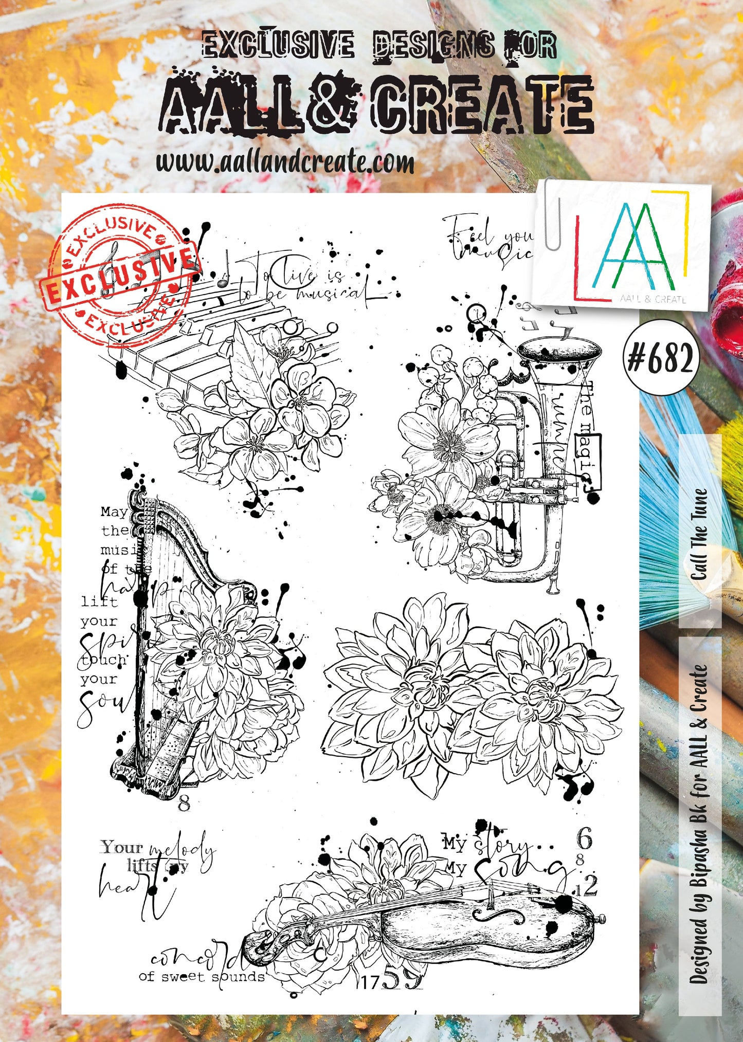 AALL and Create Stamp Set - 682 - Call The Tune