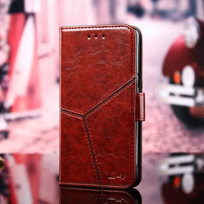 Samsung S10 creative Leather Protective  phone case