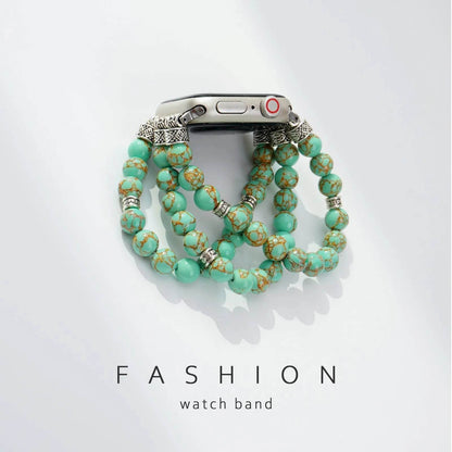 Beaded Bracelet Smart Phone Watch Strap for women