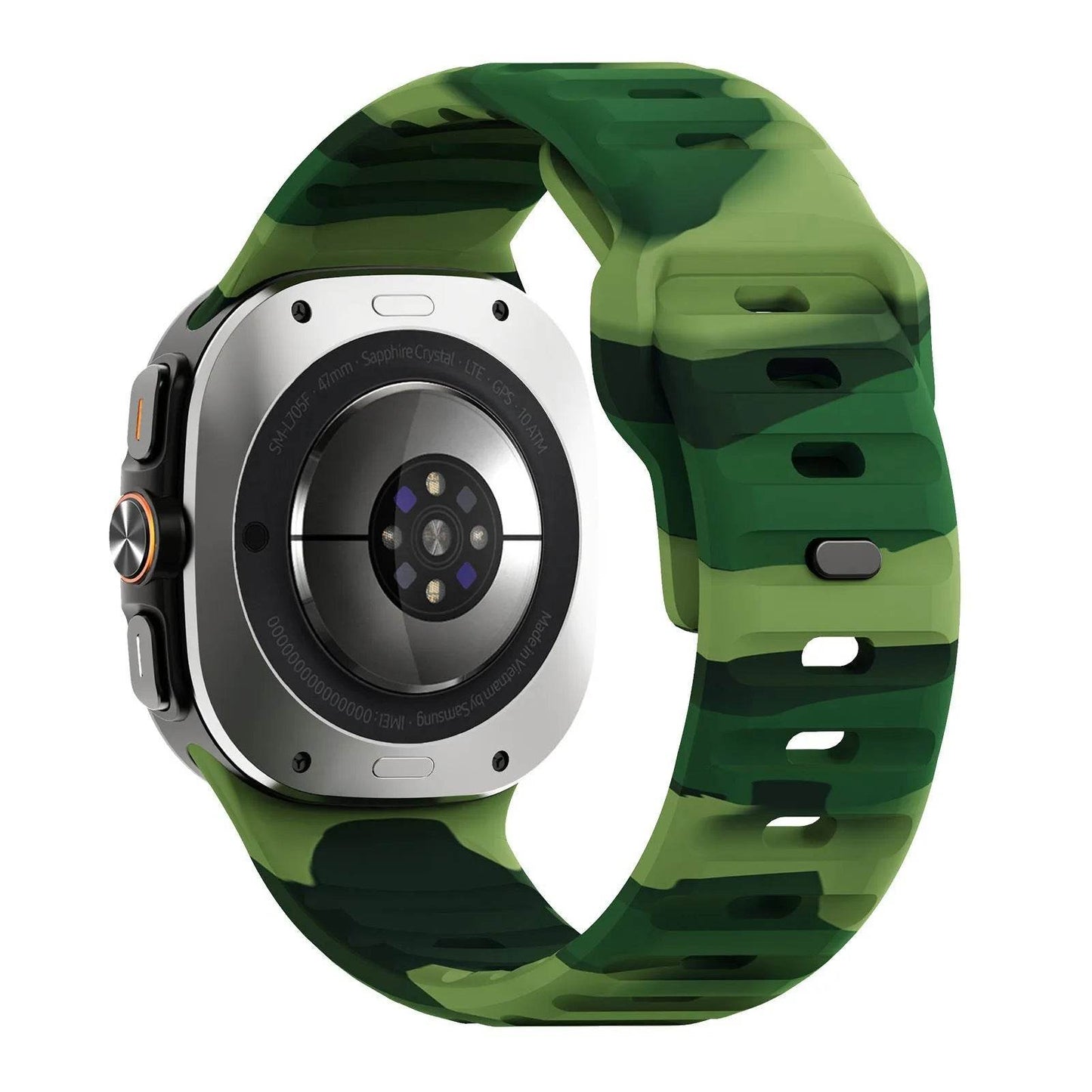 Sport Style Watch Ultra Wave Reverse Buckle Silicone  Strap
