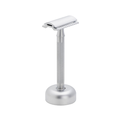Set de rasage Merkur 2 pièces (rasoir 22 002 et support 4005 002), Chrome mat, MK-2281002