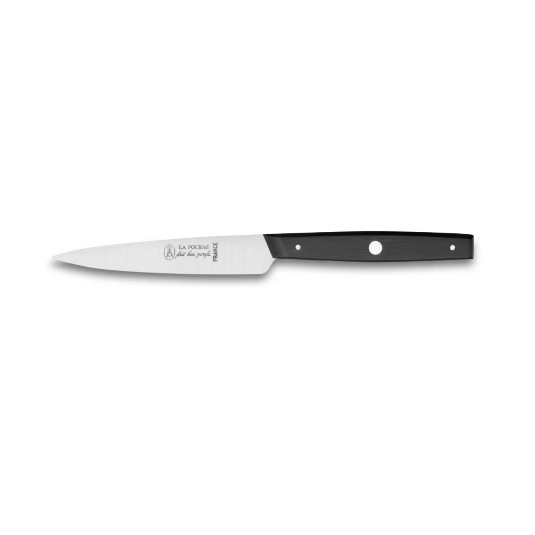 9 cm Kitchen Paring Knife with Full Tang Blade & Black Handle