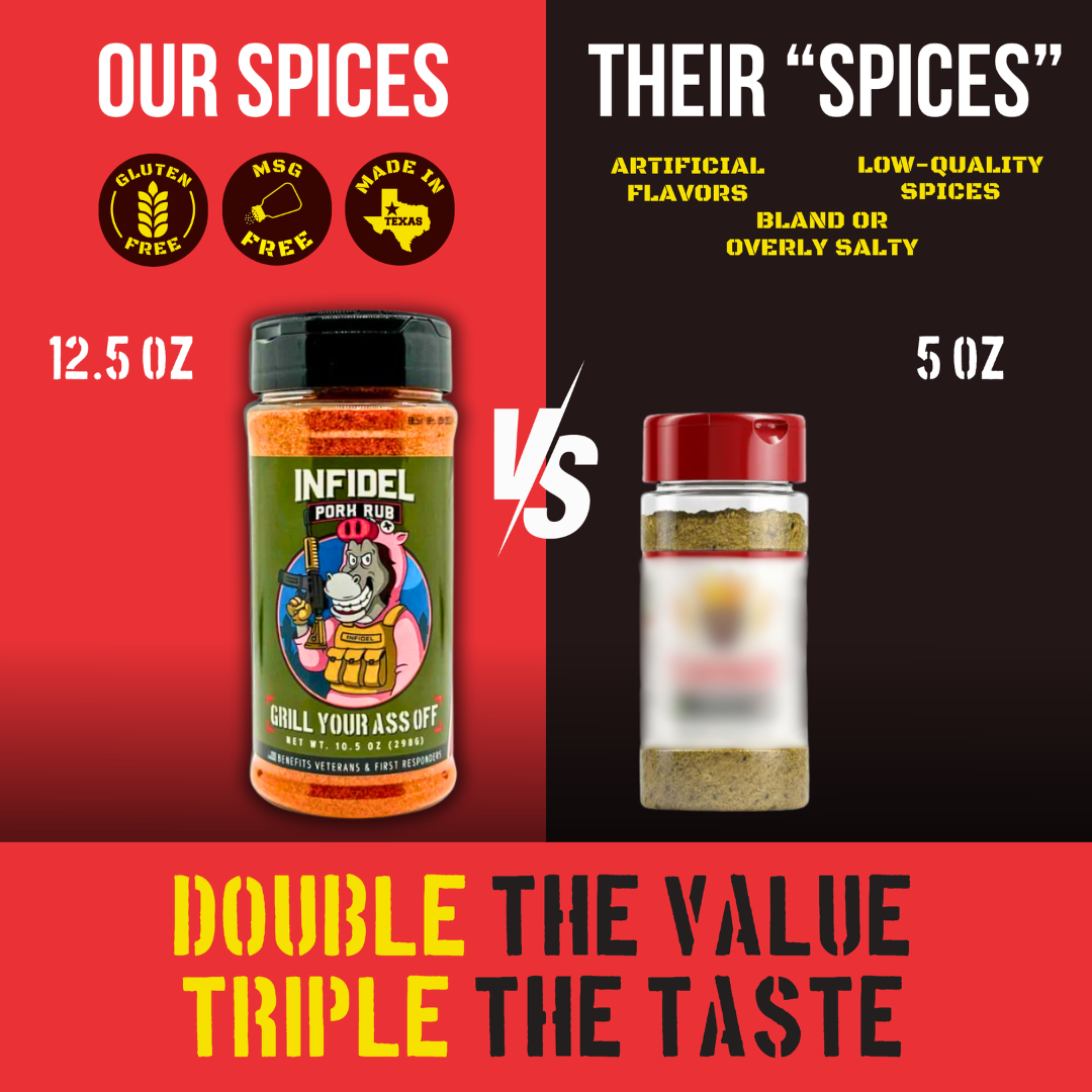 Grill Your Ass Off - Infidel Pork Rub