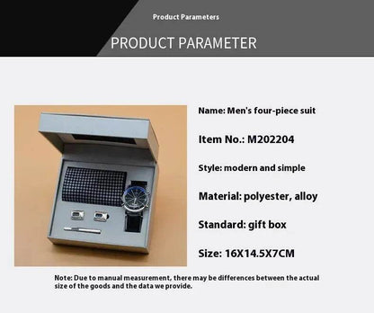 Practical Gift With Hand Gift Business Gift box Suit tie and Wrist Watch